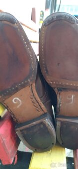 Vojenské  kožené důstojnické kanady vz 60 velikost 9 - 4