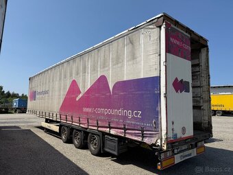 Plachtový návěs Krone Mega liner - lowdeck, 2016 - 4