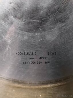 Pilový kotouč PILANA břitové destičky SK 400x3,6/2,5 - 4