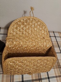 Slaměná kabelka stará - 4