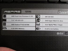 Notebook ACER ASPIRE 5253g - 4