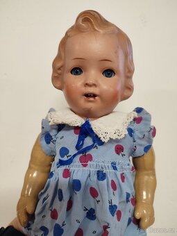 Starožitná panenka s kokrhelem KWS - 4