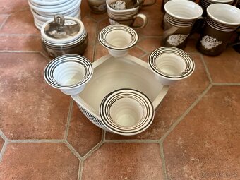 Sada keramického nádobí s listy - 4