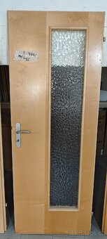 Vnitřní dveře s kováním, kvalitní, použité. - 4