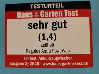 Aku vysavač a mop LEIFHEIT REGULUS Aqua PowerVac - 4