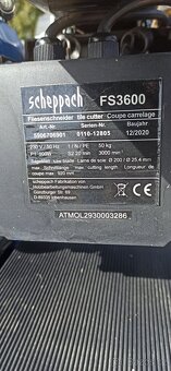 Řezačka na dlažbu a obklady Scheppach FS 3600 - 4