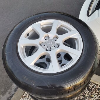 Prodám alu kola Audi Q5, letní pneu Goodyear 235/65 r17 - 4