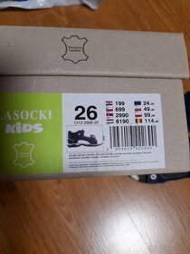 Dětské kožené sandálky Lasocki Kids, vel.26 - 4