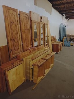 Šatní selská skříň 5-ti dvířko - 4