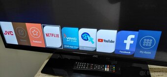Smart tv jvc 4k 109cm - 4