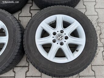4x al kola 5x120 16 + pneu zimní 215/65 R16C - 4