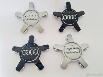Stredové krytky - pukličky kolies AUDI. - 4