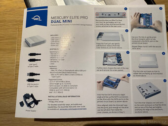 OWC Mercury Elite Pro Dual mini - externí HW RAID box - 4