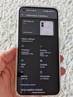 NOTHING phone (1) 8/256GB - White -Model A063 - 4