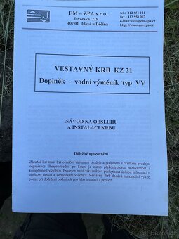 Krbová vložka s výměníkem, výkon 10kW - 4
