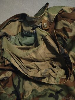 BUNDA PARKA M65 DĚTSKÁ VEL. WOODLAND V.Č. VLOŽKY - 4