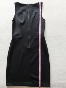 Černé pouzdrové šaty Orsay - S - 4