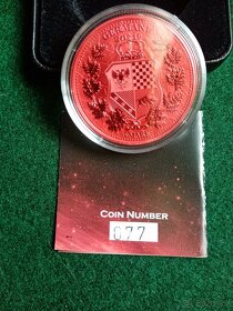 1 oz stříbrná mince Allegories Space Red 2019 - 4