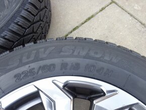 Toyota RAV4 zimna sada kol s TPMS čidlama 225/60r18  5x114,3 - 4