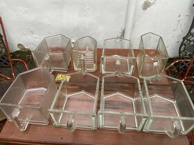 Stare sklenene zasobniky kontejnery na jidlo - 4