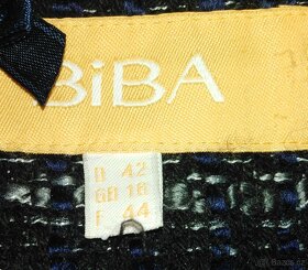 Slušivé modré sáčko na zip zn. BIBA - 4