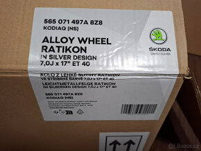 Nové orig. alu disky Škoda Kodiaq 7,0J x 17 ET40 5x112 - 4