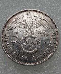 5 Reichsmark 1936 J (Říšská 5 marka) - 4