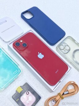 Prodám: KRÁSNÝ 🍏 Apple Iphone 13 128GB RED s příslušenstvím - 4