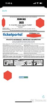 Rubicon Festival Ticket classic (3day s pojištěním) YE - 4