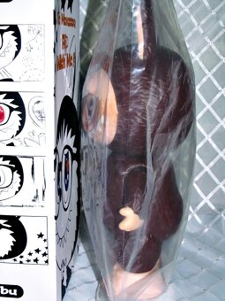 😸TM. HNĚDÁ LAFUFU STYL LABUBU,KLOUBOVÁ MAXI FIGURKA 38 cm - 4