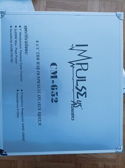 Prodám nikdy nepoužité reproduktory do auta Impulse CM-652 - 4