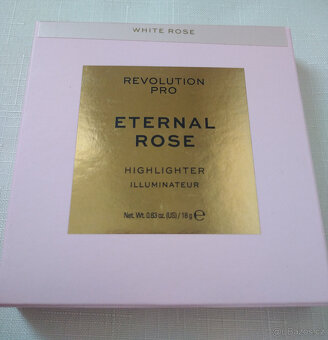 Pudrový rozjasňovač Revolution Rose White 18g - 4