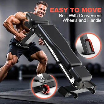 Polohovací lavice - 600kg nosnost, NOVÁ - 4