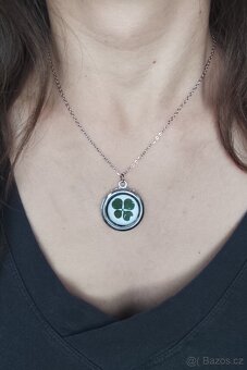 Řetízek s pravým čtyřlístkem (číslo 2) - 4