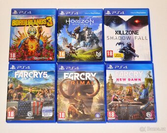 Hry pre SONY Playstation 4, Playstation 5 LEGO, Doom, Farcry - 4