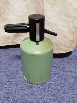 2x Retro hliníková sifonová láhev + sifonové bombičky - 4