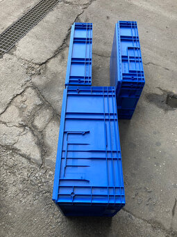 přepravka plastová s víkem, ukládací box KLT 6147 za 150 kč - 4