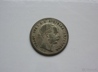 Stříbrný 10 Krejcar 1872 - 4