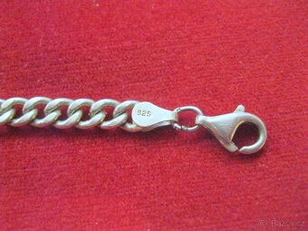 Stříbrný náramek - stříbro 925/1000 - 4