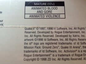 PC (4CD) hra hry Quake  II 2 Big Box bigbox VELKÉ balení - 4