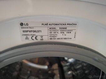 Lg na 6kg prádla úzká 44cm A+++ - 4