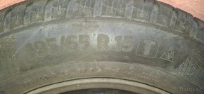 Continental 195/65 R15 , 5x112 zimní plechy - 4