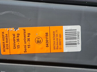 Autosedačka Römer kidfix 15-36 kg - 4