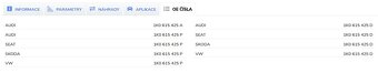 Držáky zadního brzdového třmenu Škoda , VW , Audi , Seat - 4