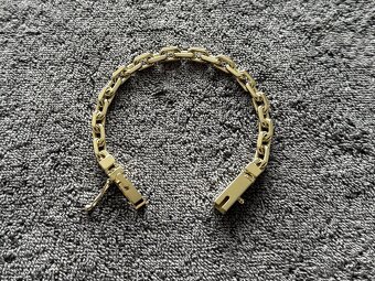 Zlaty naramek anker pilka 14k 585/1000 60g - 4