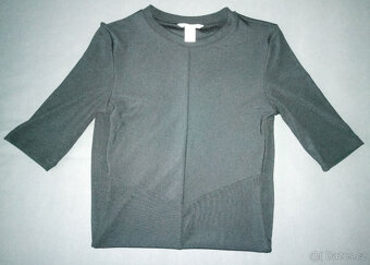 Černé pouzdrové elastické šaty vel. S - H&M - 4
