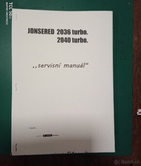 Jonsered - odborné publikace // několik variant výběru. - 4