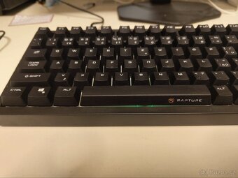 Herní klávesnice Rapture FOXTROT, Gateron G Pro 3.0 Red - 4