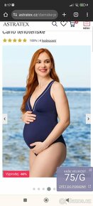Těhotenské plavky XXL - 4