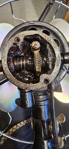 VENTILÁTOR ATAS, STARÝ MECHANICKY OTÁČECÍ FUNKČNÍ VĚTRÁK - 4